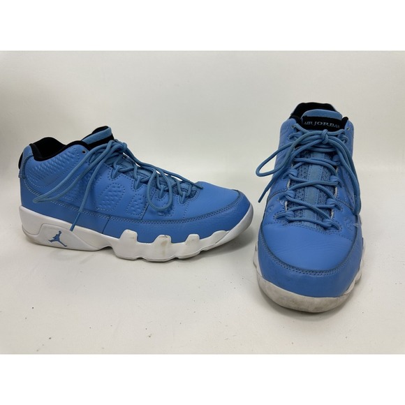 Nike Air Jordan 9 Retro Low UNC Pantone University Blue White Mens 8 832822 401